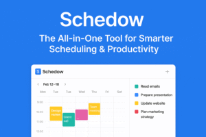 Schedow: The All-in-One Tool for Smarter Scheduling & Productivity