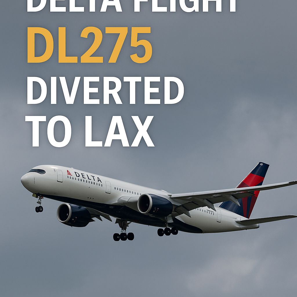 Delta Flight DL275 Diverted to LAX